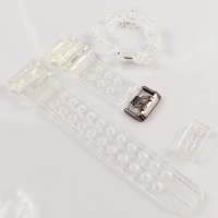 Transparent GWF-D1000 Watchband and Bezel with Buckle Watch Strap and Cover With Tools