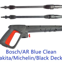 Pressure Washer Spray Gun Car Washer Jet Water Gun Nozzle for AR Blue Clean Black Decker Bosch Michelin Makita Pressure Washer