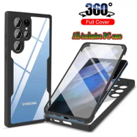 360 Degree Full Body Case For Samsung Galaxy A13 A23 A33 A53 A73 A14 A54 5G A34 A04S A03 A32 A52 A72 A51 A71 Cover Protector