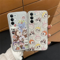 Sarung Telefon Kartun, Corak Comel Labubu, Bahan Silikon, untuk Realme C85 / C85 Pro / P3 Lite / GT 