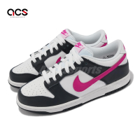 Nike 休閒鞋 Dunk Low GS 大童 女鞋 深藍 桃紅 Obsidian Fierce Pink FB9109-401