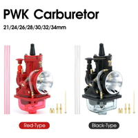通用 PWK 化油器 21 24 26 28 30 32 34 2T 4T 70cc 至 350cc 摩托車帶動力噴射