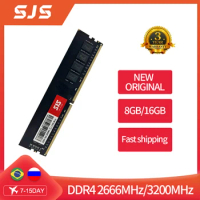 SJS New Desktop Memory DDR4 16GB 8GB 3200MHz Memoria Rams PC4 Desktop Gaming Memory Support Motherboard DDR4 Memory