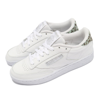Reebok 休閒鞋 Club C 85 女鞋 白 豹紋 動物紋 海外限定 基本款 舒適 小白鞋 H67806