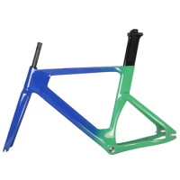Winowsports Bicycle Parts TR045 Carbon Track Bike Frame BSA68 Thread Carbon Track Frame Single Speed Fixed Gear Carbon Frame