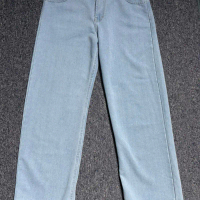 [UNISEX]Baggy Jeans Pecah Pola - Blizt Polos - Lebar Gombrong Skena - Celana Denim Skena Gombrong