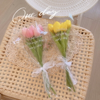 *ins臥室桌面裝飾仿真花郁金香花束茶幾絹花擺件向日葵