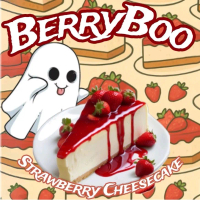 Juice Liquids Likidi Strawberry Cheescake BerryBoo sari buah aroma wangi 6o ML (Tiga Emji)