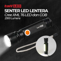 TaffLED Senter LED Lentera USB T6 & COB 2300 Lumens - WY8106
