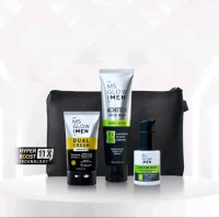 MS GLOW MSGLOW FOR MEN - PAKET MEN SERIES dengan Dual Cream & Ultrabright Facial Wash untuk Hyper Bo
