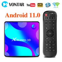Clean Stock X88 Pro Smart TV Box Android 11 4GB RAM 32GB Rockchip RK3318 Support 4K Google Play Store Youtube 4K Media Player