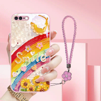 Nụ cười cầu vồng Thích hợp cho ốp lưng điện thoại di động iPhone8plus Ốp lưng bảo vệ iPhone7plus Dây