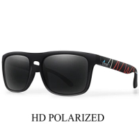 LOISRUBY Brand Square Polarized Sunglasses Men Women Outdoor Sports Windproof for Cycling Fishing Running UV400 Eyewear