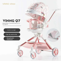 可折疊360°轉向嬰兒推車（可坐可躺/可登機）（款式E）#R25-101432 