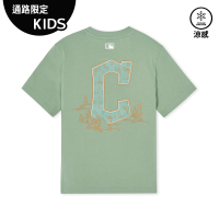 【MLB】童裝 短袖T恤 Monogram系列 克里夫蘭守護者隊(7ATSM0643-45KAL)