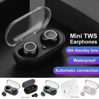 Hot Sell mini Y50 TWS Wireless Headphone 5.0 Earphones Sports Earbuds Mini Headset with Charging Box For xiaomi Redmi iPhone