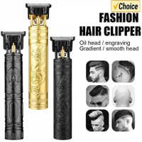 Hot Sale Vintage T9 Hair Cutting Machine Men's Electric Shaver Rechargeable Hair Trimmer Beard Clipper Barber Hair Cut