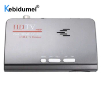 1080P DVB-T/DVB-T2 TV Tuner Receiver DVB T/T2 TV Box VGA AV CVBS HDMI-compatible digital HD Satellite receiver Remote Control