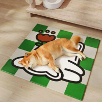 Pet Floor Mat Dog Sleeping Summer Ice Silk Cool Mat Cat Dog Cage Mat Board Dog Supplies
