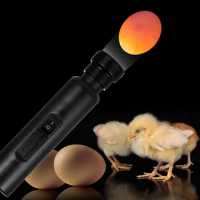 Egg Candler Tester for Chicken Quail Poultry Incubator Brooder Student Laboratory Warehouse Bright Cool LED Light Egg Candler