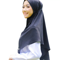 Hijab Instan Zhifara Bergo NON PAD By Zabannia Muslim Kerudung Wanita Syari Khimar