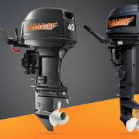 China Top Brand YAMABISI Gray Color 2-stroke 30HP Speed Boat Engine Outboard Motor