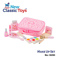 【荷蘭New Classic Toys】小小彩妝師遊戲組 - 18290 彩妝/化妝品/兒童玩具/木製玩具