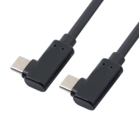 CYSM Chenyang USB-C Type-C to Type-C Cable Gen2 10Gbps 65W Dual 90 Degree Left Right Angled Type