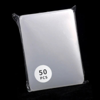 50Pcs Matte Clear Card Sleeves Trading Cards Protector Tarots Shield Deck Guard Card Cover for Collectable Gamings Cards