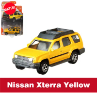 Original Matchbox Car 1/64 Metal Diecast Moving Parts Yellow Nissan Xterra Vehicle Model Toys for Boys Collection Birthday Gift