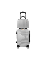 Luggage Suitcase Set กระเป๋าเดินทาง 20นิ้ว+13นิ้ว รุ่น LG-DB - Grey