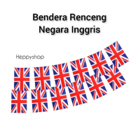 XU532 Bendera Renceng Negara Inggris PRODUK TERBATAS