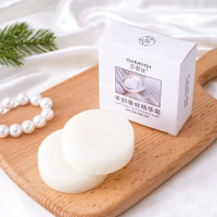 60g Goat Milk soap Natural Silk Foam Best Wash Bath Oil Control Remove Mites &amp; Blackheads &amp; Pimple &amp; Acne Pin Up