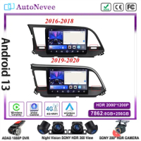 Android 13 For Hyundai Elantra Avante AD 2015 ~ 2021 Car Multimedia GPS Radio Navigation NAVI Player CarPlay 360 BirdView 3D