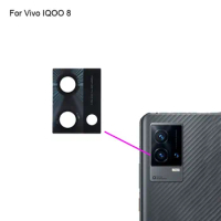 2PCS For Vivo IQOO 8 Replacement Back Rear Camera Lens Glass For Vivo IQ OO 8 Glass lens Parts For Vivo IQOO8