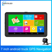 7 Inch Driving Recorder Android Car DVR GPS WiFi FM BT AVIN Dash Camera 1080P Video Free IGO Maps 3D Navigation With Sunshade
