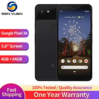 Google Pixel 3a Pixel3a Mobile Phone 5.6" 4GB RAM 64GB ROM Octa Core NFC Snapdragon Original Unlocked 4G LTE Cellphone