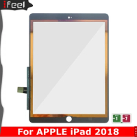 100% TestedFor iPad 2018 Touchscreen Digitizer For iPad 9.7 iPad 6 2018 Touch Screen Glass Panel Rep