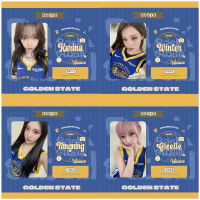 aespa photocard aespa album AESPA 2025 Xiaohongshu Jersey — 3-inch Mini Cards featuring Ning Yi, Min