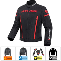 Motorcycle Jacket Waterproof Motorcycle Suit Racing Jacket Protections Gear Motocross Jacket With Detachable Biker Jacket