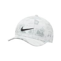 Nike 高爾夫帽 Golf Cap 男女款 黑白 印花 素描圖 仿舊 毛圈布 鴨舌帽 老帽 帽子  DN1950-025