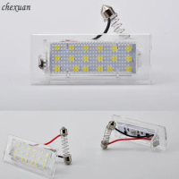 White CANbus LED Number License Plate Light Lamp 18 SMD 3528 For BMW E53 X5 1999-2003 E83 X3 03-10