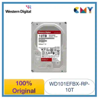 100% Original Western Digital WD Red Plus 10TB 3.5 HDD NAS Internal Hard Drive SATA 7200 rpm WD101EFBX