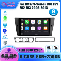 For BMW 3-Series E90 E91 E92 E93 2005-2013 Wireless CarPlay Android Auto Multimedia Intelligent System Android Autoradio CarPlay