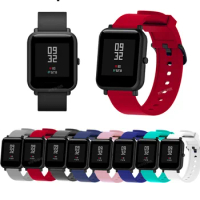 Silicone Strap Bracelet For Xiaomi Huami AMAZFIT bip S GTS Smart Watch Band For Amazfit GTR 42mm Correa Wristband Accessories