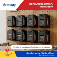 Wall Mount Baterai DongCheng | Dudukan Baterai DongCheng | Organizer Baterai Workshop Gantungan Bate