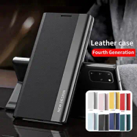 Flip Smart View Leather Phone Case For Huawei Mate30pro 40 P30 P40 Pro P30pro Window Answer Phone Slim Funda Hard PC Stand Cover