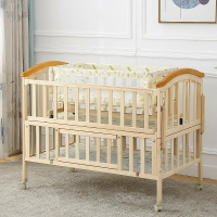 實木嬰兒床嬰幼兒床童床新生兒寶寶床搖籃床拼接床