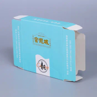 Wholesale Custom Recycled Small Folding Kraft Gift Paper Box Creative Paper Packaging Box ---DH10494