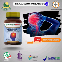 Naturindo Vermifit Herbal Mengatasi Vertigo Migrain Kapsul 50 Kapsul Campuran Ekstrak Herba Ciplukan